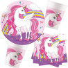 36-teiliges Party-Set Einhorn