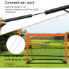 2 Pop-up Fussballtore 120x80 cm mit 6 Markern | befox.ch