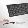 Kabellose Wireless Tastatur im Deutschen Layout (QWERTZ)