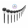 10er Pack Solar LED Gartenleuchten Warmweiss