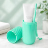 Zahnbecher Reise Zahnbürstenbehälter 19 cm Mintgrün | befox.ch