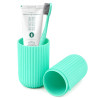 Zahnbürstenbox, Zahnbürsten Etui, Zahnbürstenbecher Mintgrün