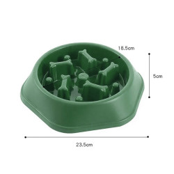 Anti Schling Hundenapf Slow Feeder Grün | befox.ch