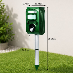 2er Set Katzenschreck Solar – Ultraschall Tiervertreiber | befox.ch