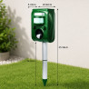 2er Set Katzenschreck Solar – Ultraschall Tiervertreiber | befox.ch