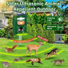 2er Set Katzenschreck Solar – Ultraschall Tiervertreiber | befox.ch
