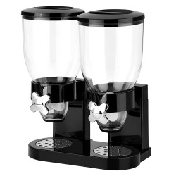 Doppelter Müslispender – Lebensmittelspender für Müsli, Snacks & Vorräte