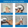 Duschgriff mit Saugnäpfen 29.9 cm – Sicherer Halt | befox.ch