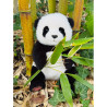 Teddy Hermann Panda sitzend 28 cm