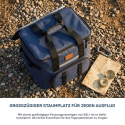 Grosse Kühltasche 40L für Outdoor, Camping & Ausflüge