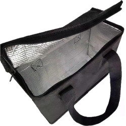 Isolierte Kühltasche Schwarz