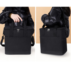 Grosse isolierte Kühltasche Schwarz | befox.ch
