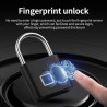 Smart Fingerprint Vorhängeschloss USB | befox.ch