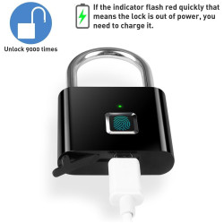 Smart Fingerprint-Vorhängeschloss – Keyless Smart Lock Schloss
