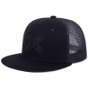 Snapback Baseball Cap Mesh X - Black