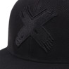 Snapback Baseball Cap Mesh X - Black