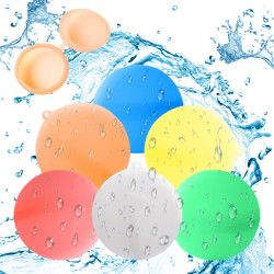 Silikon Wasserbomben, wiederverwendbare Wasserbälle, 6 Stück