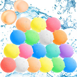Silikon Wasserbomben, wiederverwendbare Wasserbälle, 18 Stück