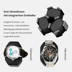 Uhrenbeweger 6 Uhren Schlangenprägung mit LED | befox.ch