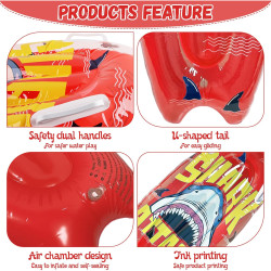 Aufblasbares Bodyboard Kinder 110 cm Rot | befox.ch