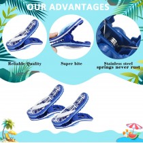 1 Paar Flip-Flop Strandtuch-Clips, Strandtuch Klammer - Arctic Mosaic