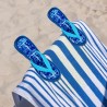 1 Paar Flip-Flop Strandtuch-Clips, Strandtuch Klammer - Arctic Mosaic