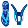1 Paar Flip-Flop Strandtuch-Clips, Strandtuch Klammer - Arctic Mosaic