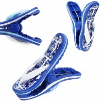 1 Paar Flip-Flop Strandtuch-Clips, Strandtuch Klammer - Arctic Mosaic