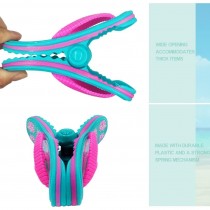 1 Paar Flip-Flop Strandtuch-Clips, Strandtuch Klammer - Hibiskus