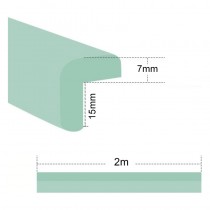 Kantenschutz aus Schaumstoff, Kantenschutzleiste 2m