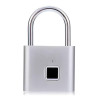 Smart Fingerprint-Vorhängeschloss – Keyless Smart Lock Schloss Silber