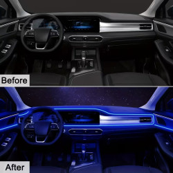 LED Ambientebeleuchtung Auto RGB App Steuerung | befox.ch