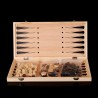 3-in-1 Holz-Schach-Set mit Backgammon & Checkers – Limited Edition