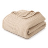Baumwolle Musselin Decke 150x200 cm Khaki