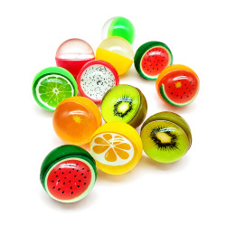 Gummiball Flummi Fruits – Bunter Springball mit Fruchtmotiv