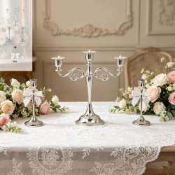 Kerzenständer-Set – Elegantes 3-teiliges Kerzenhalter-Set