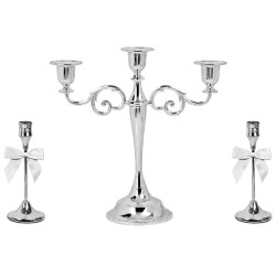 Kerzenständer-Set – Elegantes 3-teiliges Kerzenhalter-Set