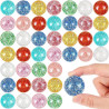 4 Stück Glitter Flummi Gummiball 25 mm Hüpfball | befox.ch