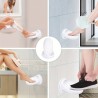 Rutschfeste Fussstütze für die Dusche, Duschfussstütze weiss
