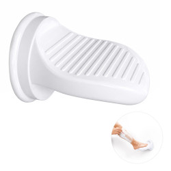 Rutschfeste Fussstütze für die Dusche, Duschfussstütze weiss
