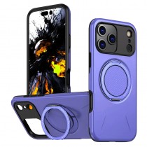 Stossfeste Handyhülle iPhone 17 Pro mit 360° Ring Lila
