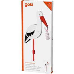 Blumenstecker Storch mit Babytuch