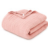 Baumwolle Musselin Decke 150x200 cm Rosa