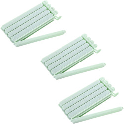 15 Stück Verschlussclips, Lebensmittelbeutel Clips Blau