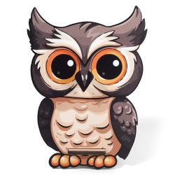 Eule-Brillenständer aus Holz – Niedlicher Brillenhalter Mr. Owl