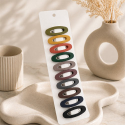 10 Stück Haarspangen Acryl Haarclips Set Damen | befox.ch