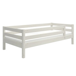 Flexa Classic Bett 90x200 mit Absturzsicherung Weiss I befox.ch