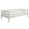 Flexa Classic Bett 90x200 mit Absturzsicherung Weiss I befox.ch