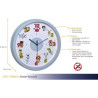 TFA Little Animals Kinder-Wanduhr Tiermotive | befox.ch