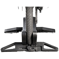 Verstellbarer Fahrradständer für Mountainbikes und Rennräder Schwarz